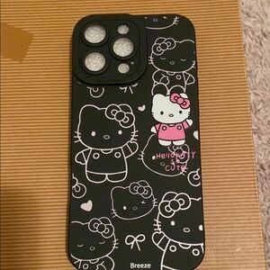 Hello Kitty Black Phone Case